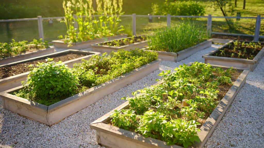 Organic Gardening Raised Beds